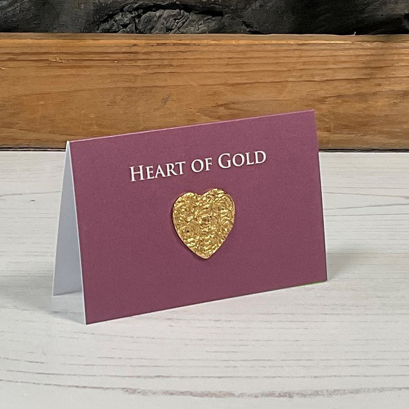 Heart of Gold Carded Charm